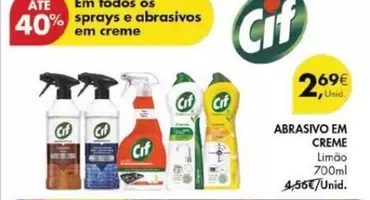 Oferta de Cif - Abrasivo Em Creme por 2,69€ em Pingo Doce