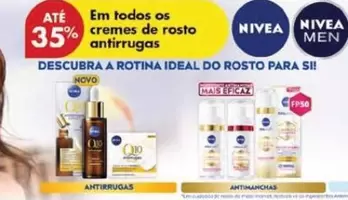 Oferta de Nivea - Em Todos Os Cremes De Rosto Antirrugasem Pingo Doce