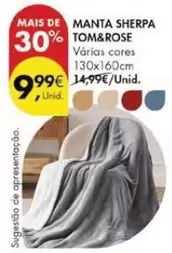 Oferta de Manta Sherpa por 9,99€ em Pingo Doce