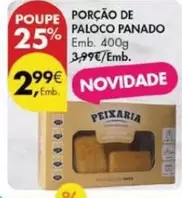 Oferta de Porção De Paloco por 2,99€ em Pingo Doce