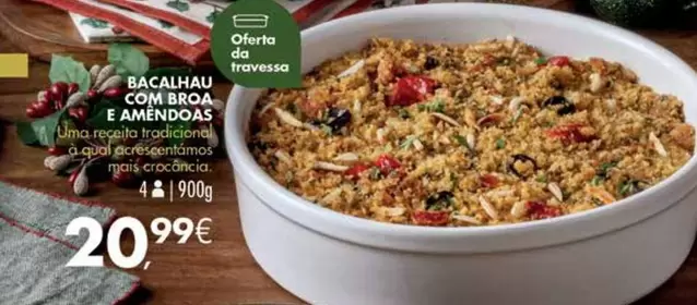 Oferta de .Com - Bacalhau Con Broa E Amendoas por 20,99€ em Pingo Doce