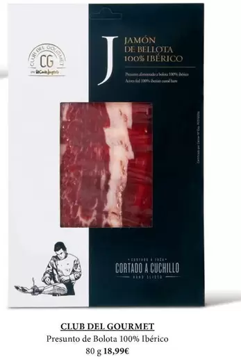 Oferta de Gourmet - Presunte De Bolonia 100% Ibérico por 18,99€ em El Corte Inglés