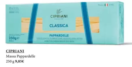 Oferta de Duro - Massa Paprdelle por 9,85€ em El Corte Inglés