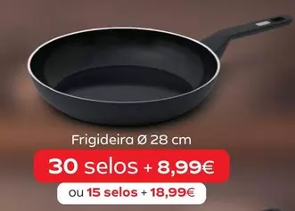 Oferta de Frigideira 28 Cm 30 Selos + 8,99 Cm por 8,99€ em Continente Bom dia