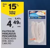 Oferta de Pescanova - Filetes De Pangasius por 4,49€ em Continente Bom dia