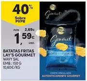 Oferta de Lay's - Gourmet Batatas Fritas por 1,59€ em Continente Bom dia