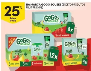 Oferta de Gogo Squeez - Na Marca Squeezem Continente Bom dia