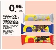 Oferta de Continente - Bolachas Argolinhas Chocolate por 0,95€ em Continente Bom dia