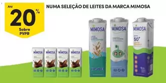 Oferta de Mimosa - Numa Selecao De Leites Da Marcaem Continente Bom dia