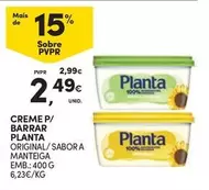 Oferta de Planta - Creme P/ Barrar por 2,49€ em Continente Bom dia