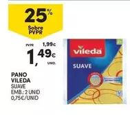 Oferta de Vileda - Pano por 1,49€ em Continente Bom dia