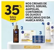 Oferta de Nivea - Nos Cremes De Rosto, Seruns, Ampolas, Contornos De Olhos E Mascaras Q10 Da Marcaem Continente Bom dia