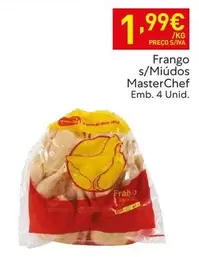 Oferta de Masterchef - Frango S/miudos por 1,99€ em Recheio