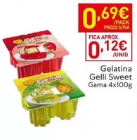 Oferta de Gama - Gelatina Sweet por 0,69€ em Recheio