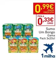 Oferta de Um Bongo - Sumo por 0,99€ em Recheio