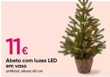 Oferta de .Com - Abeto Com Luzes Led Em Vaso por 11€ em Pepco