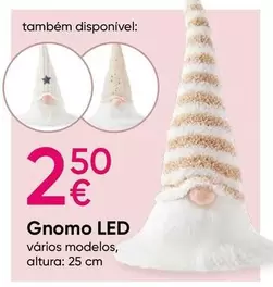 Oferta de Gnomo Led por 2,5€ em Pepco