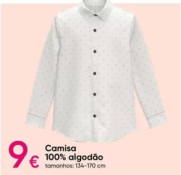 Oferta de Camisa 100% Algodaoem Pepco