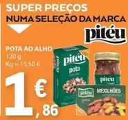 Oferta de Pitéu - Pota Ao Alho por 1,86€ em E.Leclerc