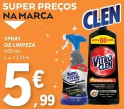 Oferta de Spray De Limpeza por 5,99€ em E.Leclerc