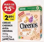 Oferta de Cheerios - Cereais Cheerios Aveia Original por 2,89€ em Pingo Doce