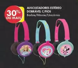 Oferta de Auscultadores Estéreo C/Fiosem Pingo Doce