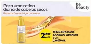 Oferta de Be beauty - Sérum Reparador P/cabelos Espicados por 2,99€ em Pingo Doce