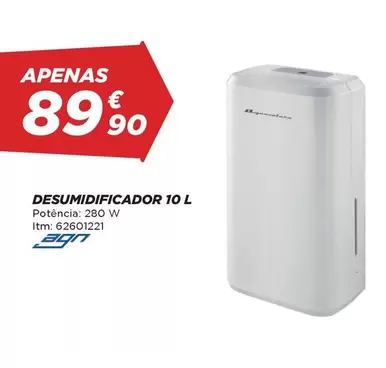 Oferta de Desumidificador 10 L por 89,9€ em Bricomarché