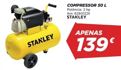 Oferta de Stanley - Compressor 50 L por 139€ em Bricomarché