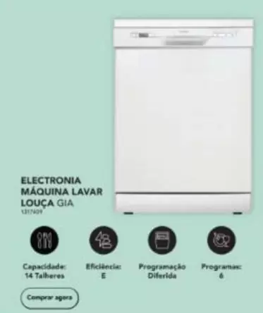 Oferta de Electronia - Maquina Lavar Louçaem Radio Popular