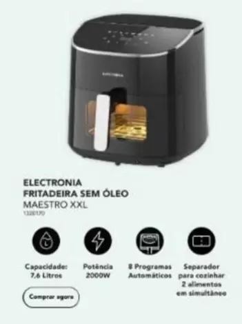 Oferta de Electronia - Fritadeira Sem Oleo Maestro XXLem Radio Popular