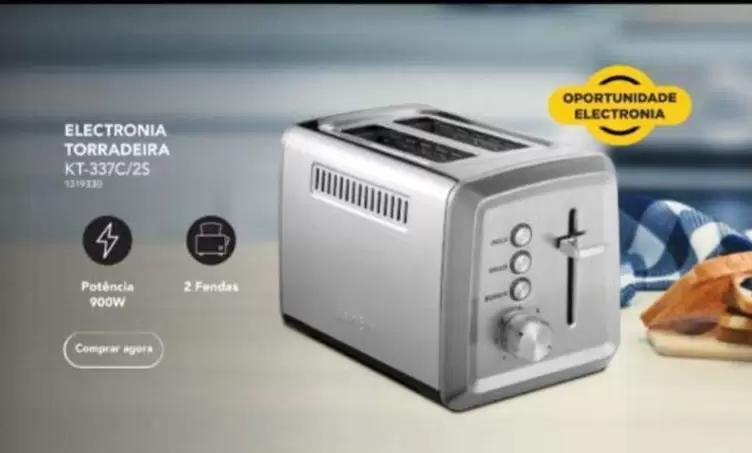 Oferta de Electronia - Torradeiraem Radio Popular