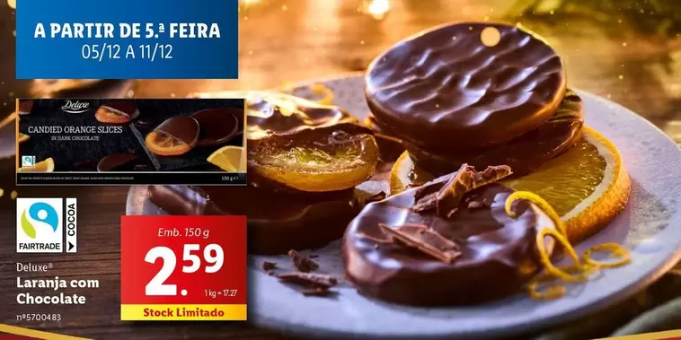 Oferta de Laranjas Com Chocolate por 2,59€ em Lidl