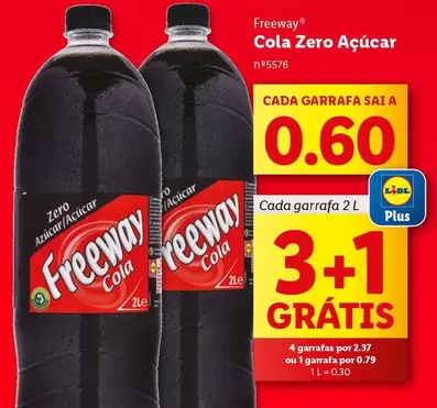 Oferta de A+ - Cola Zero Açúcar por 0,6€ em Lidl