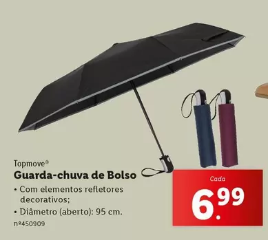 Oferta de .Com - Guarda-chuva De Bolso por 6,99€ em Lidl