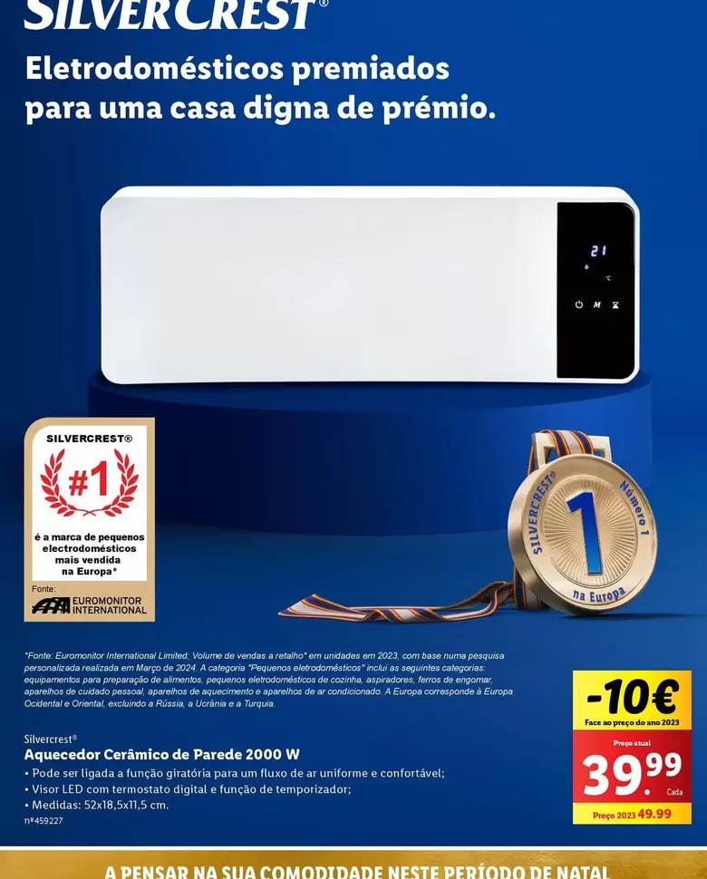 Oferta de Silvercrest - electrodomésticos premierados para uma casa digna de premo por 39,99€ em Lidl