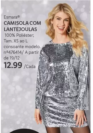 Oferta de Esmara - Camisola Com Lantejoulas por 12,99€ em Lidl