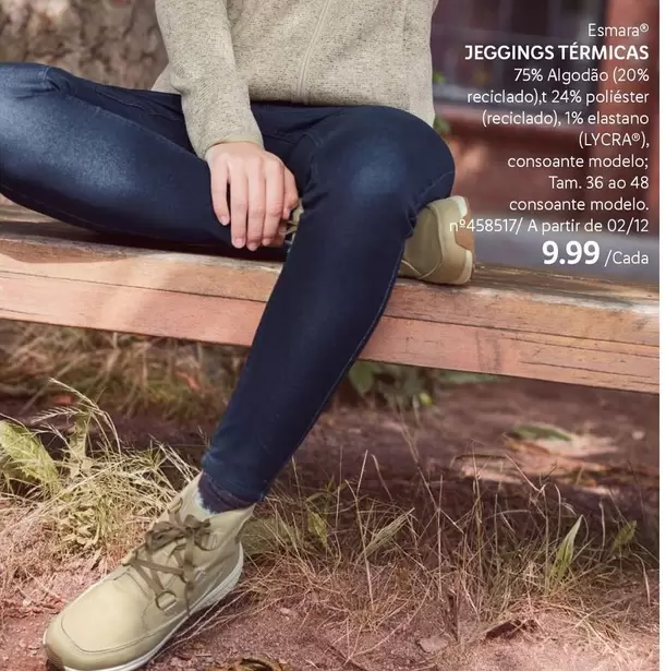 Oferta de A+ - Jeggings Termicas por 9,99€ em Lidl