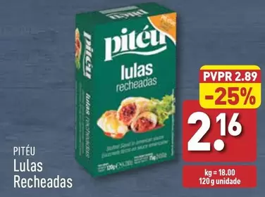 Oferta de Pitéu - Lulas Recheadas por 2,16€ em Aldi