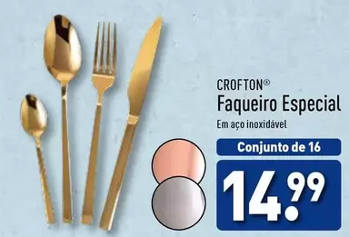 Oferta de Crofton - Faqueiro Especial  por 14,99€ em Aldi