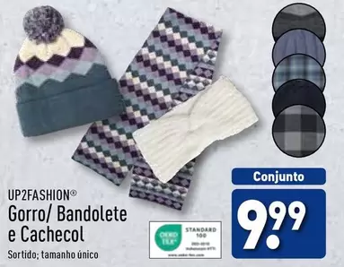 Oferta de Up2fashion - Gorro/Bandolete E Cachecol por 9,99€ em Aldi