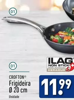 Oferta de Crofton - Frigideira Ø 20 Cm por 11,99€ em Aldi