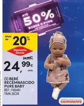 Oferta de Bebe Recemanccido Pure Baby por 24,99€ em Continente