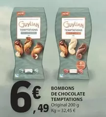 Oferta de Guylian - Bombons De Chocolate Temptations por 6,49€ em E.Leclerc