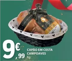 Oferta de Capao Em Cesta Campoaves por 9,99€ em E.Leclerc