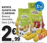 Oferta de Batata Quinta Da Clarinha por 2,99€ em E.Leclerc