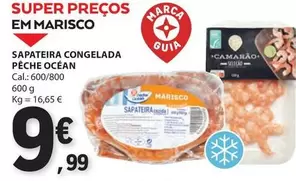 Oferta de Marca Guia - Sapateira Congelada Pêche Océan por 9,99€ em E.Leclerc