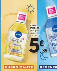 Oferta de Nivea - Água Micelar por 5,39€ em E.Leclerc