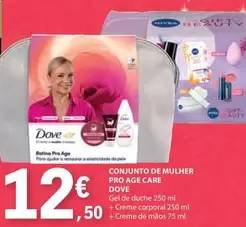 Oferta de Dove - Gel De Duche + Creme + Creme De Maos por 12,5€ em E.Leclerc