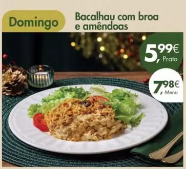 Oferta de .Com - Bacalhau Com Broa E Amêndoas por 5,99€ em Pingo Doce